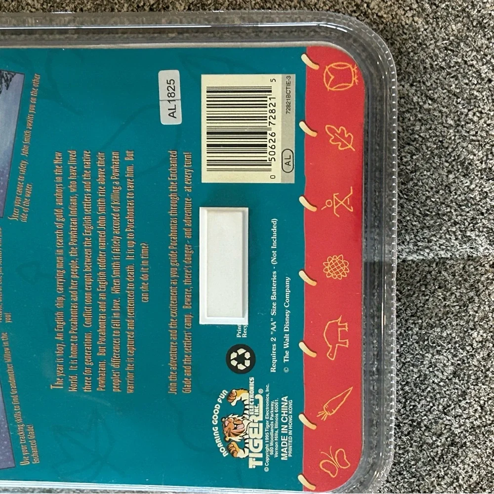 Vintage 1995 Tiger Electronics Pocahontas Handheld Game In Original Package